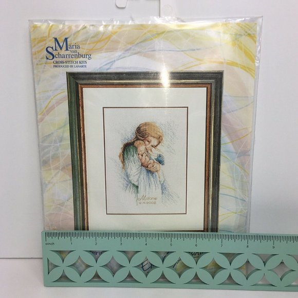 Maria Van Scharrenburg Cross Stitch Kit Tenderness Mother With Child Needle Work - Picture 10 of 12